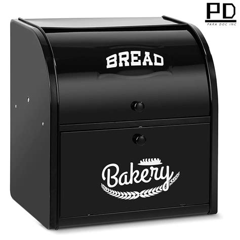 small metal bread box|wooden bread box walmart.